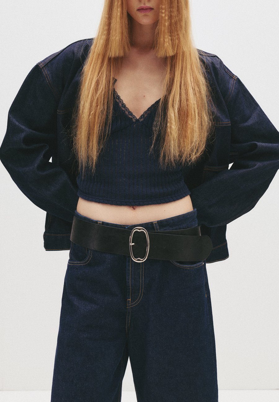 

Ремень PULL&BEAR Belt, Black