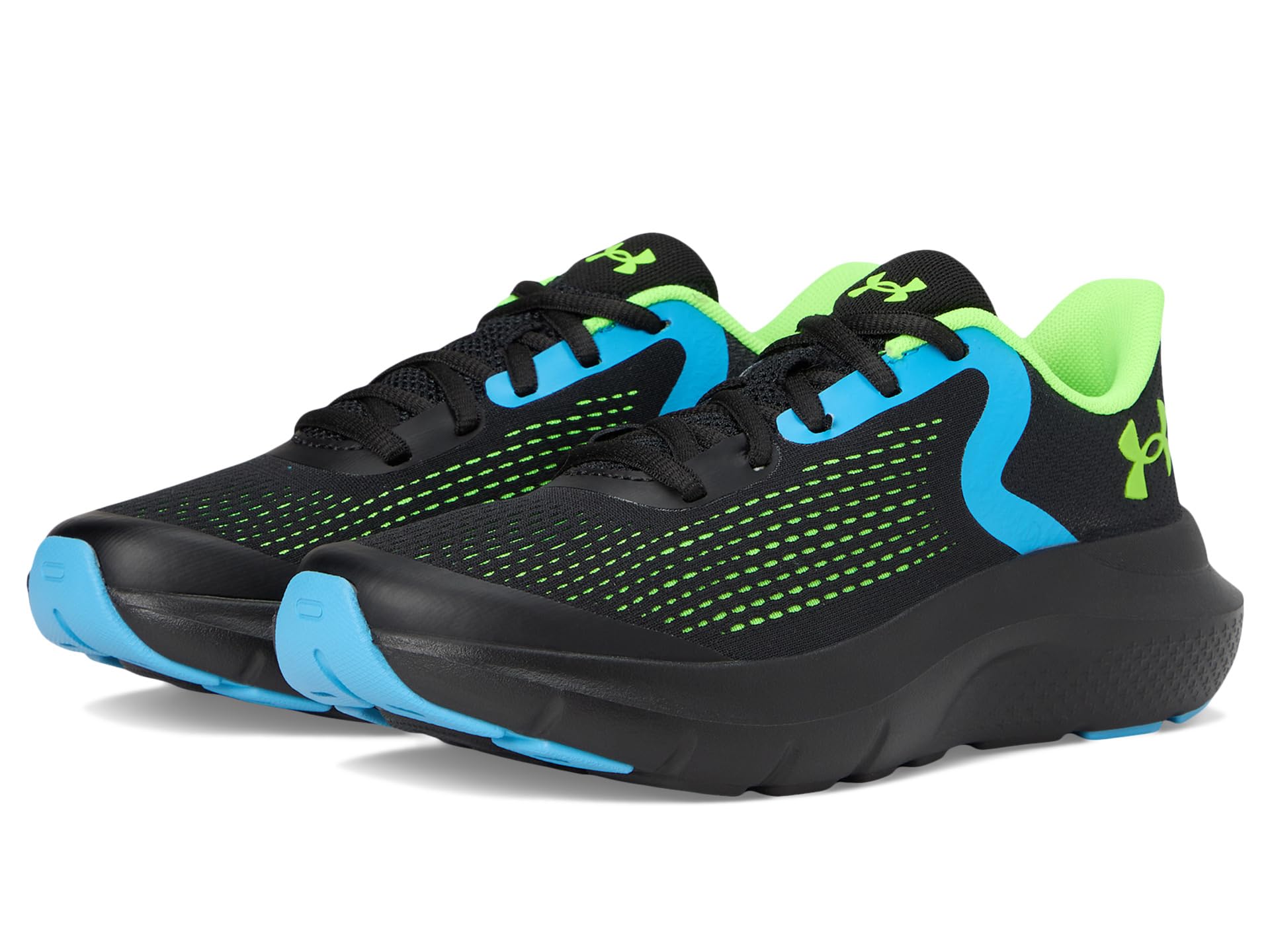 

Кроссовки Under Armour Kids Rogue 5, цвет Black/Hyper Green/Hyper Green