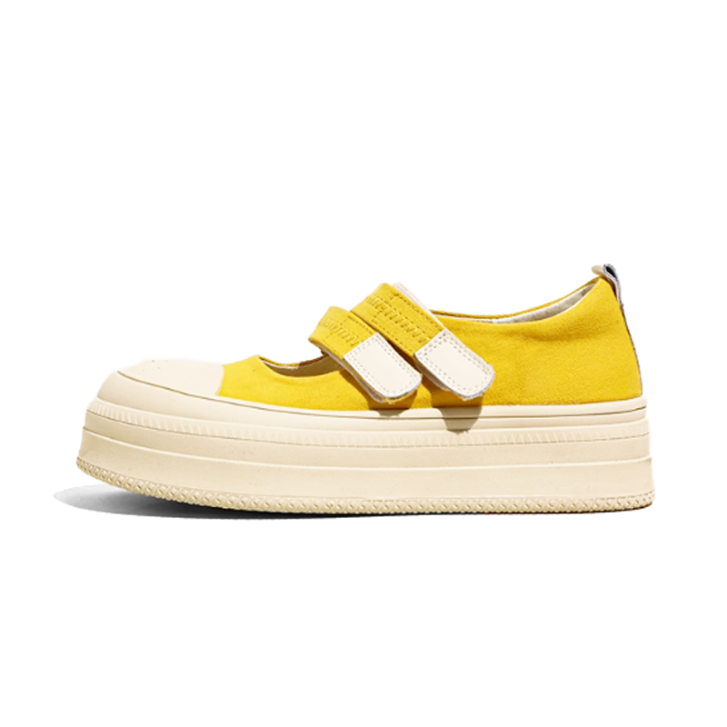 Shougu Женские туфли Мэри Джейн желтые, цвет Yellow