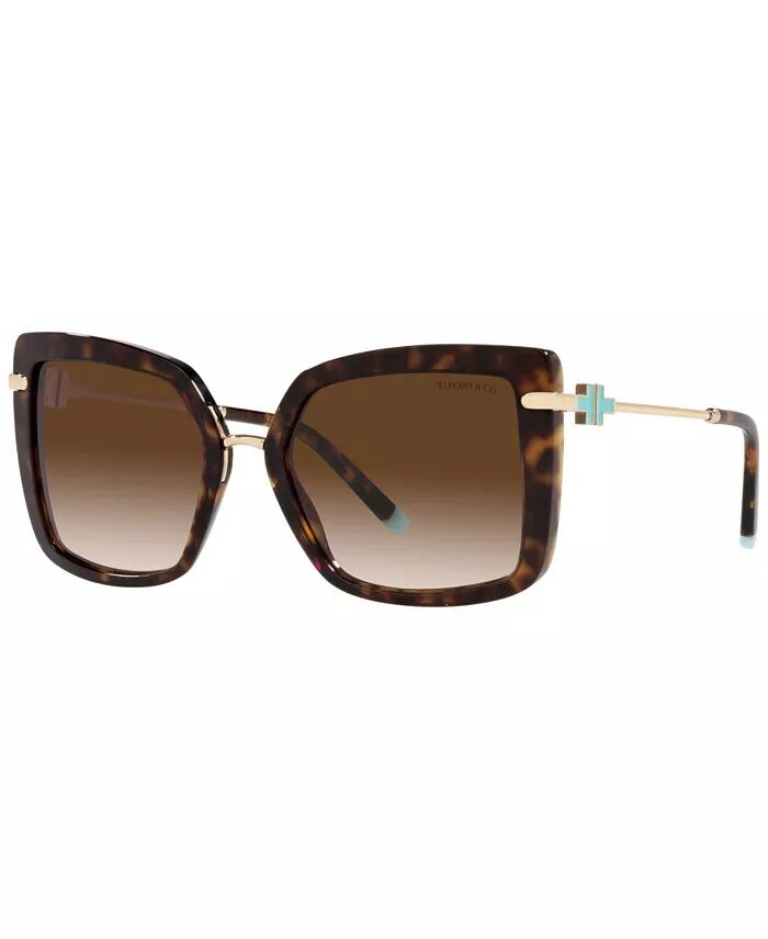 

Женские солнцезащитные очки, TF4185 54 Tiffany & Co., коричневый