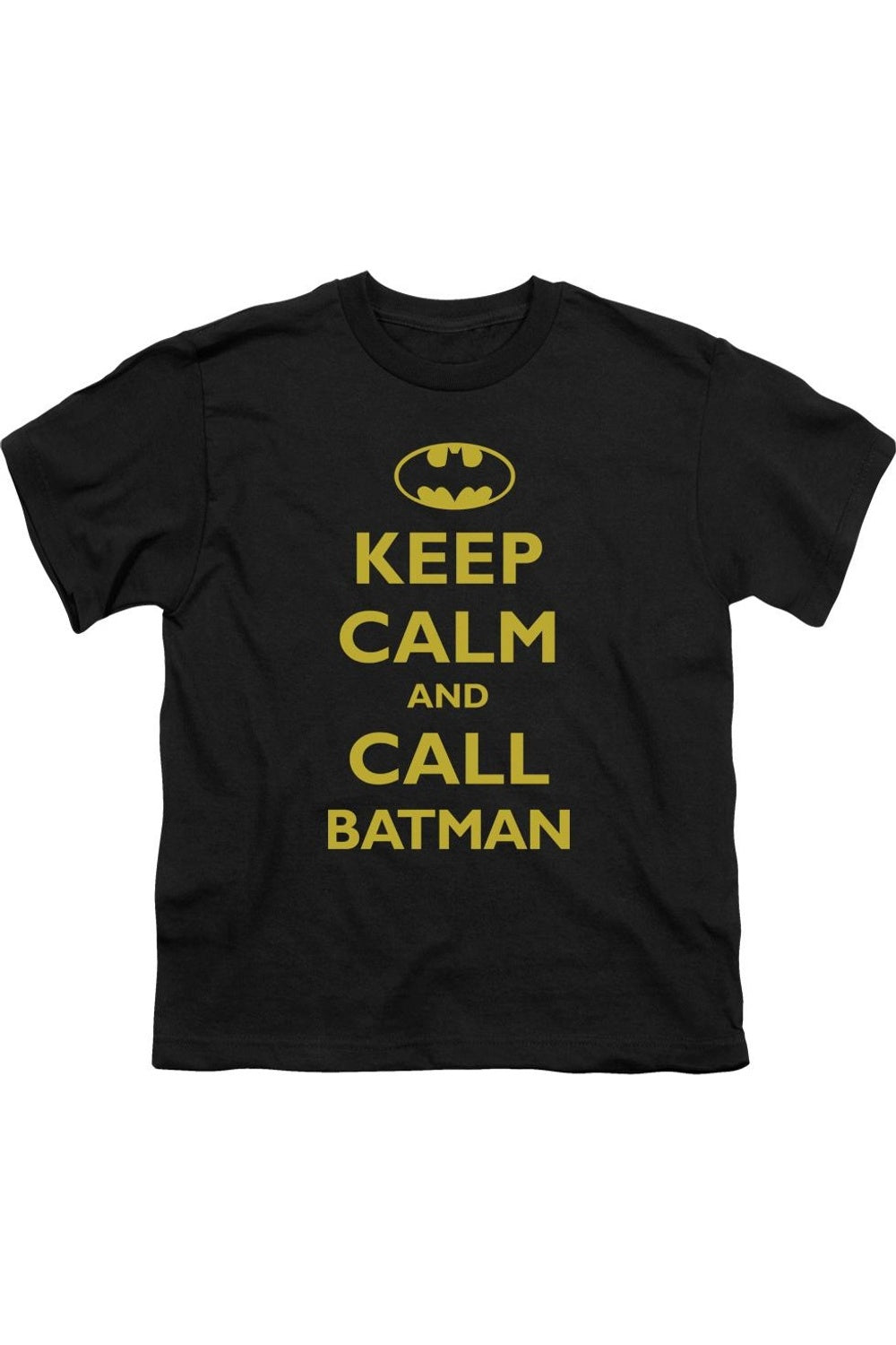 

Футболка с коротким рукавом для детей "Batman Call Batman" Gildan, черный