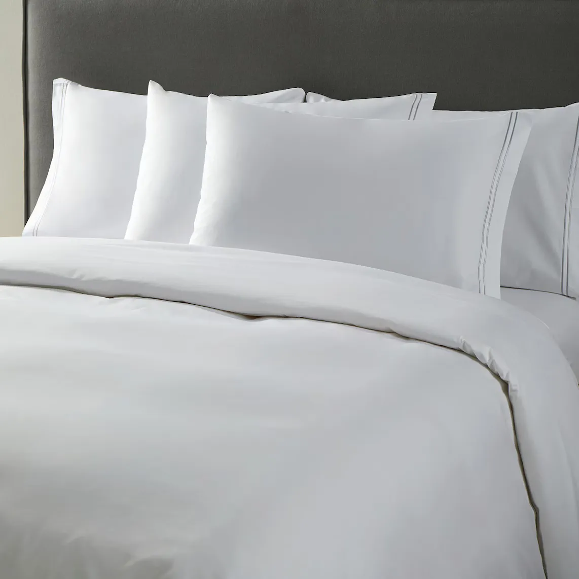 

Комплект пододеяльников Hotel El Corte Inglés, 400 ниток, перкаль из египетского хлопка, серый