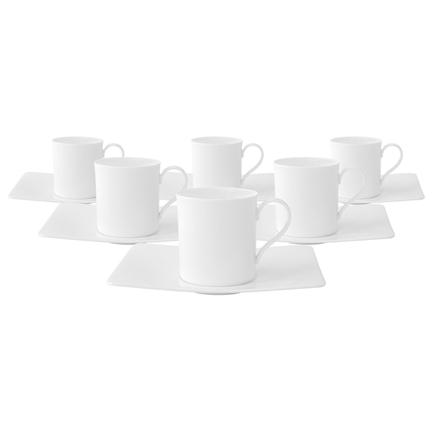 

Кофейные чашки Villeroy & Boch, 14x9,7x17 см, белый