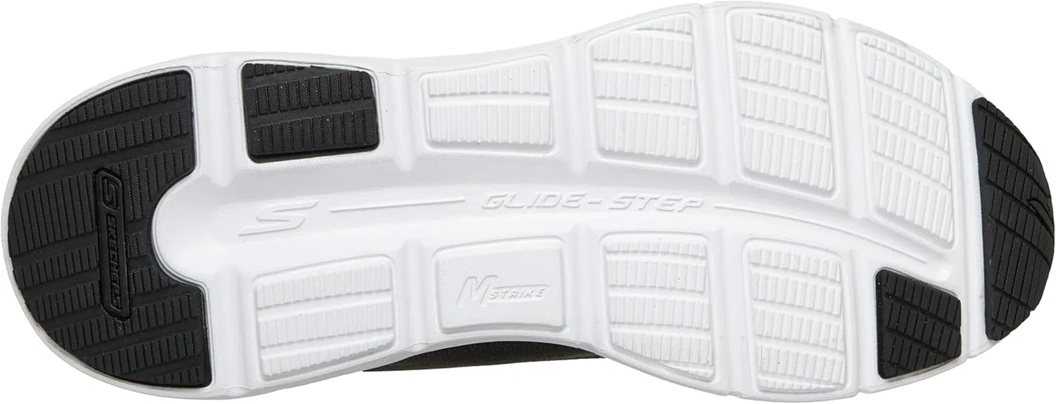 Мужские кроссовки Skechers Glide Step Vortex Rapid Edge Slip In, Black White — фото 2