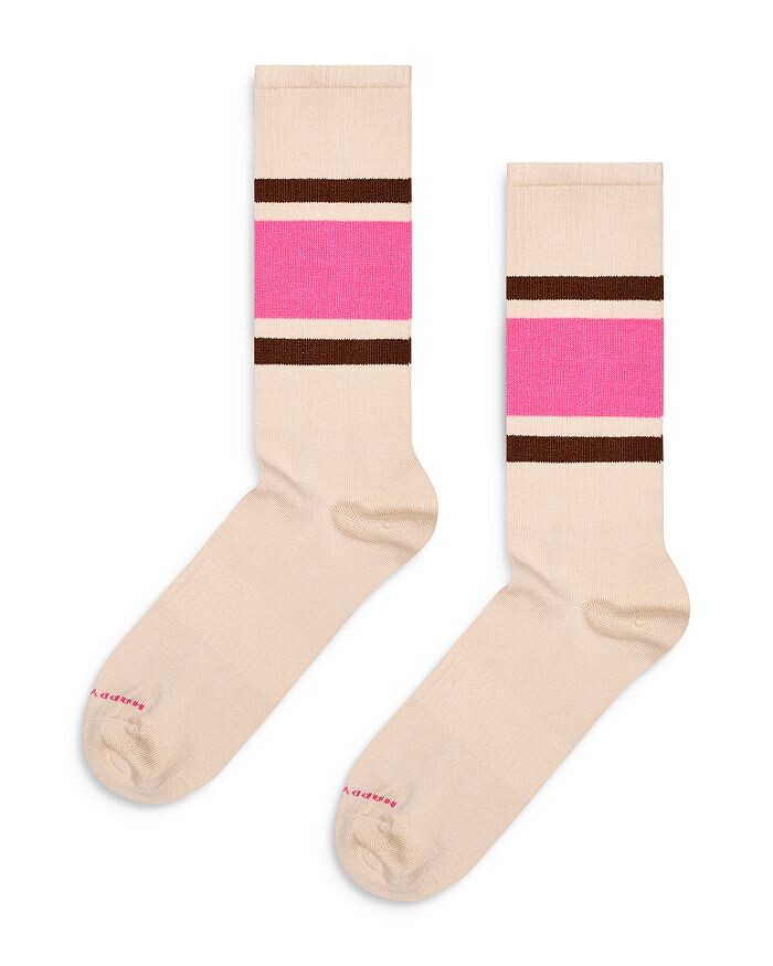 

Happy Socks Носки-кроссовки с простыми полосками, белый