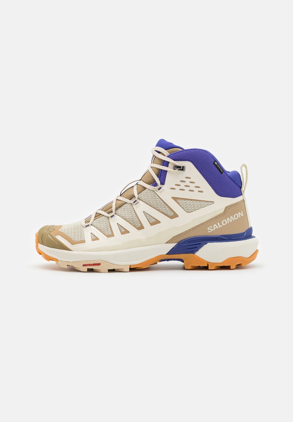 

Кроссовки для походов X ULTRA 360 EDGE MID GTX Salomon, цвет bleached sand/kelp/spectrum blue, Серый, Кроссовки для походов X ULTRA 360 EDGE MID GTX Salomon, цвет bleached sand/kelp/spectrum blue