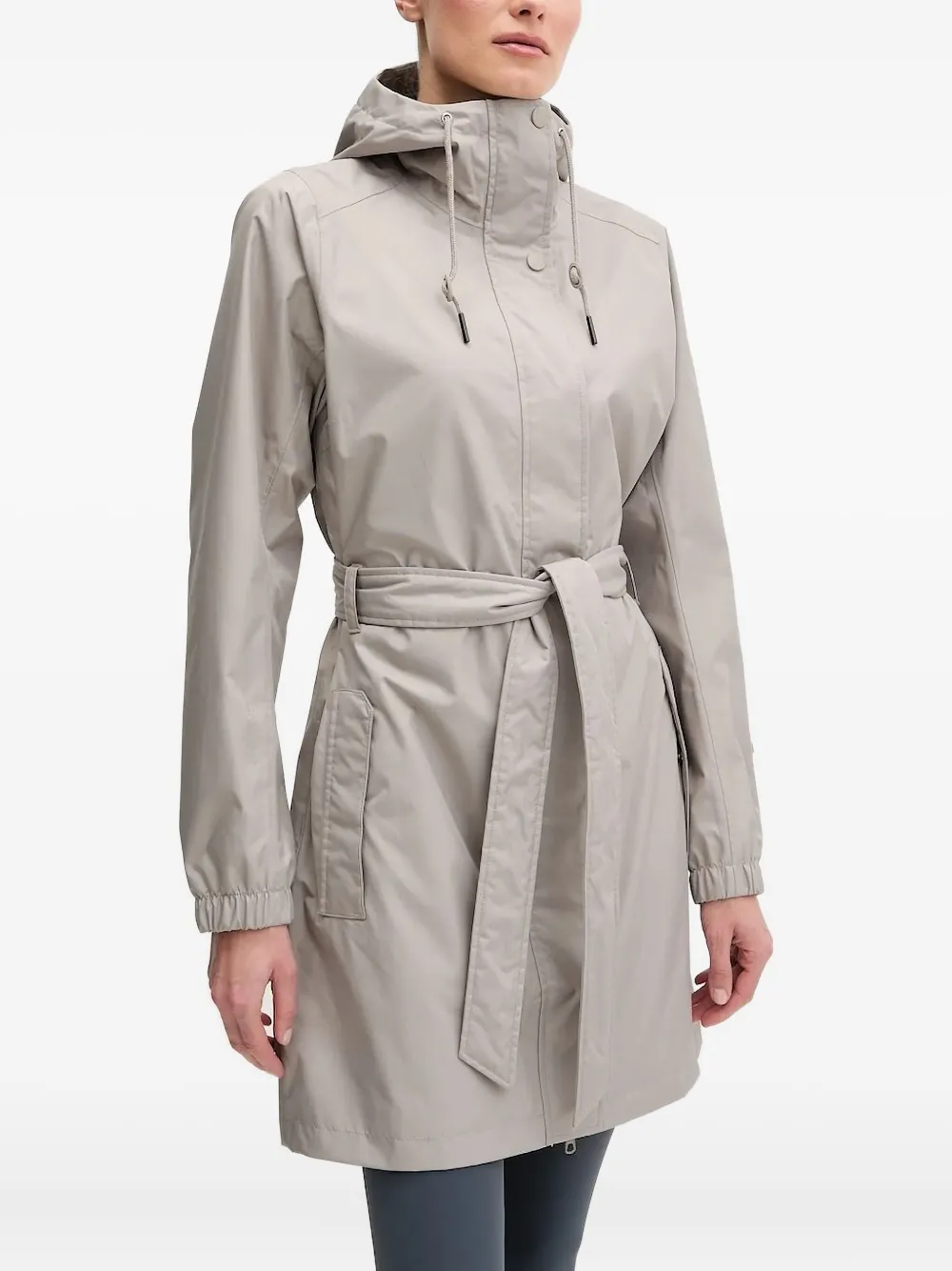 

Куртка с капюшоном и поясом Helly Hansen, серый