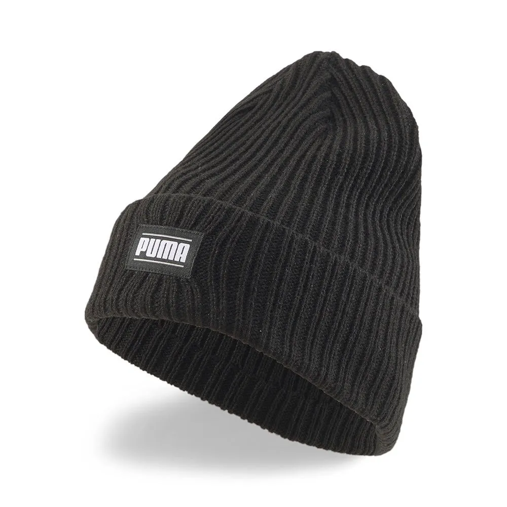 

Шапка Puma Ribbed Classic Cuffless, черный