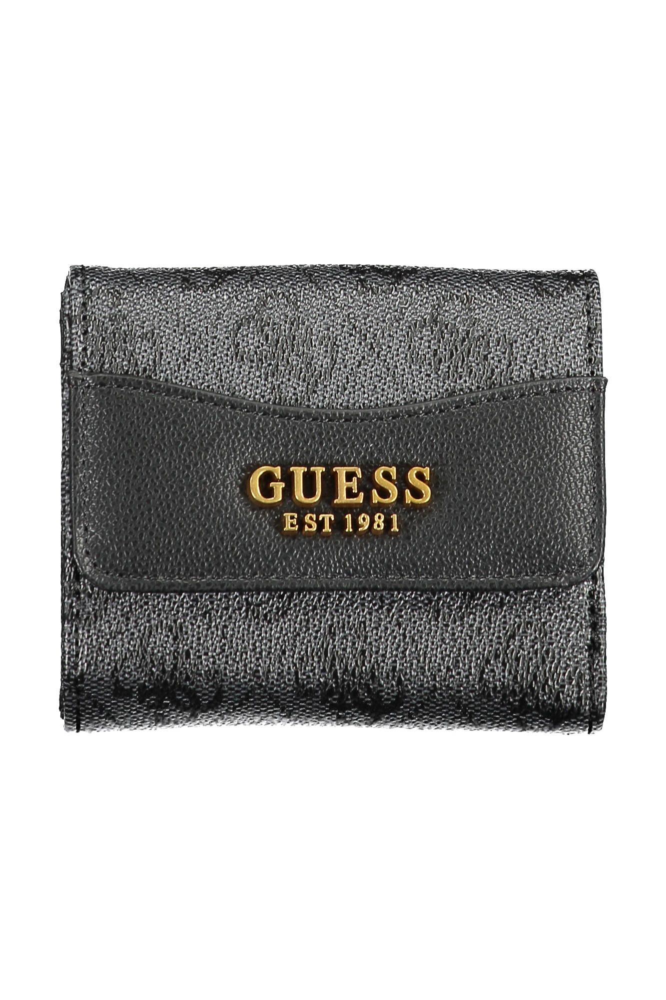 

Черный женский кошелек из полиуретана Guess Shoes