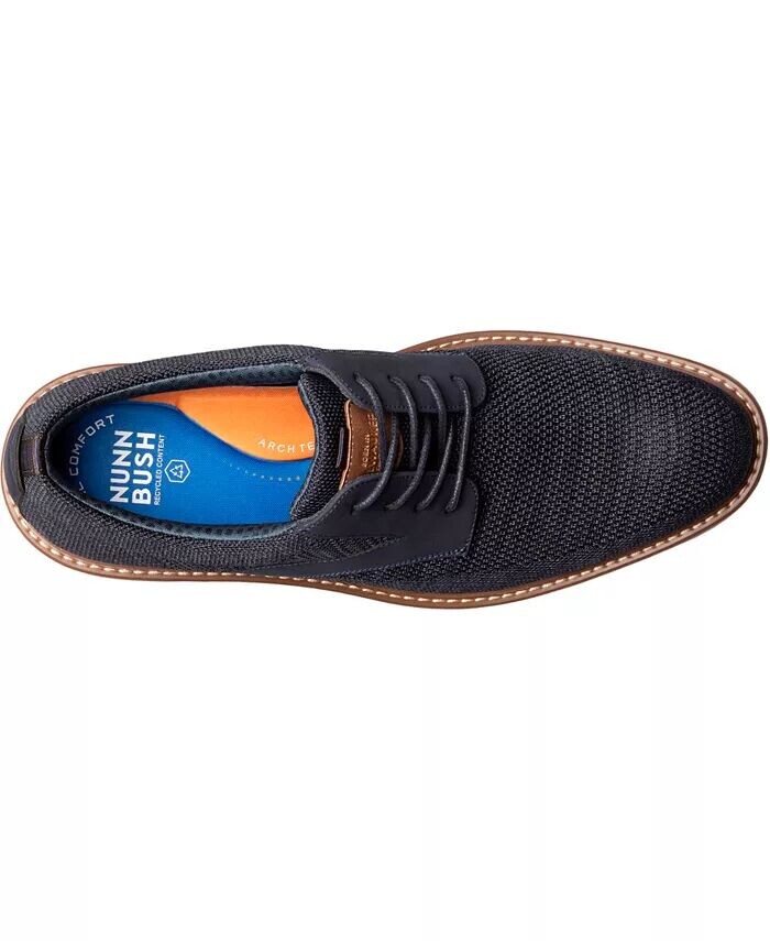 Мужские оксфорды Griff Knit Plain Toe Nunn Bush, синий — фото 4