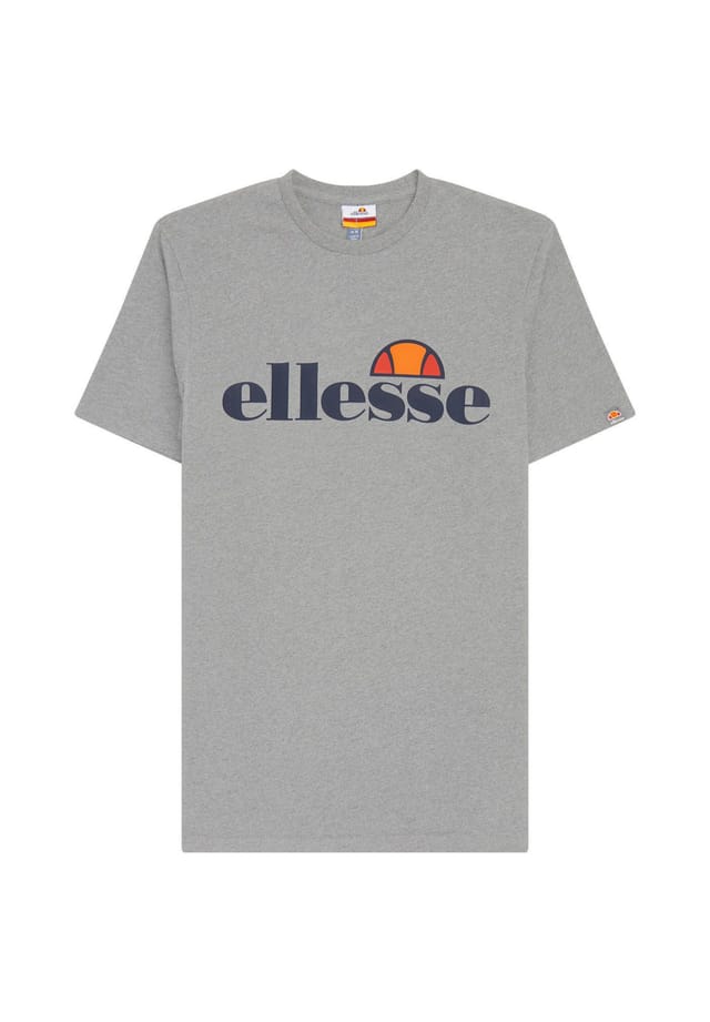 

Футболка sl prado tee - короткий рукав круглый вырез логотип с принтом Ellesse, серый