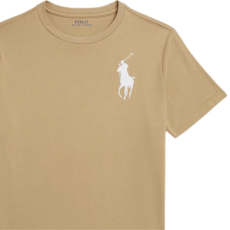 Футболка детская Polo Ralph Lauren, хаки — фото 3