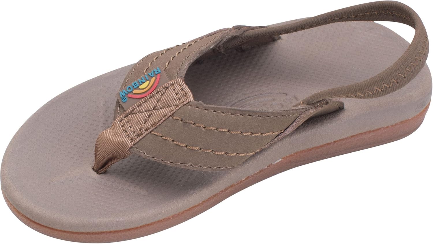 

Детские сандалии Rainbow Sandals Cape из формованной резины, Sierra Brown With Backstrap
