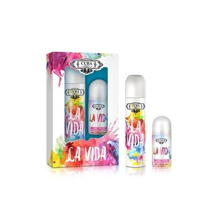 Cuba Original By Parfums Des Подарочный набор Cuba La Vida 100 мл и шариковый дезодорант