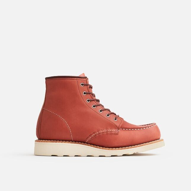 Red Wing Heritage Classic 3425 женские ботинки до щиколотки 6 дюймов с мыском-мокасином из коричневой кожи Red Wing Shoes — фото 2