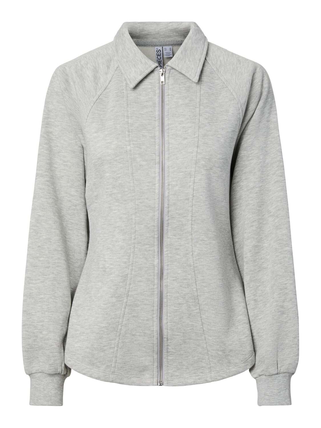 

PIECES Толстовка с молнией 'PCFilucca' в сером цвете