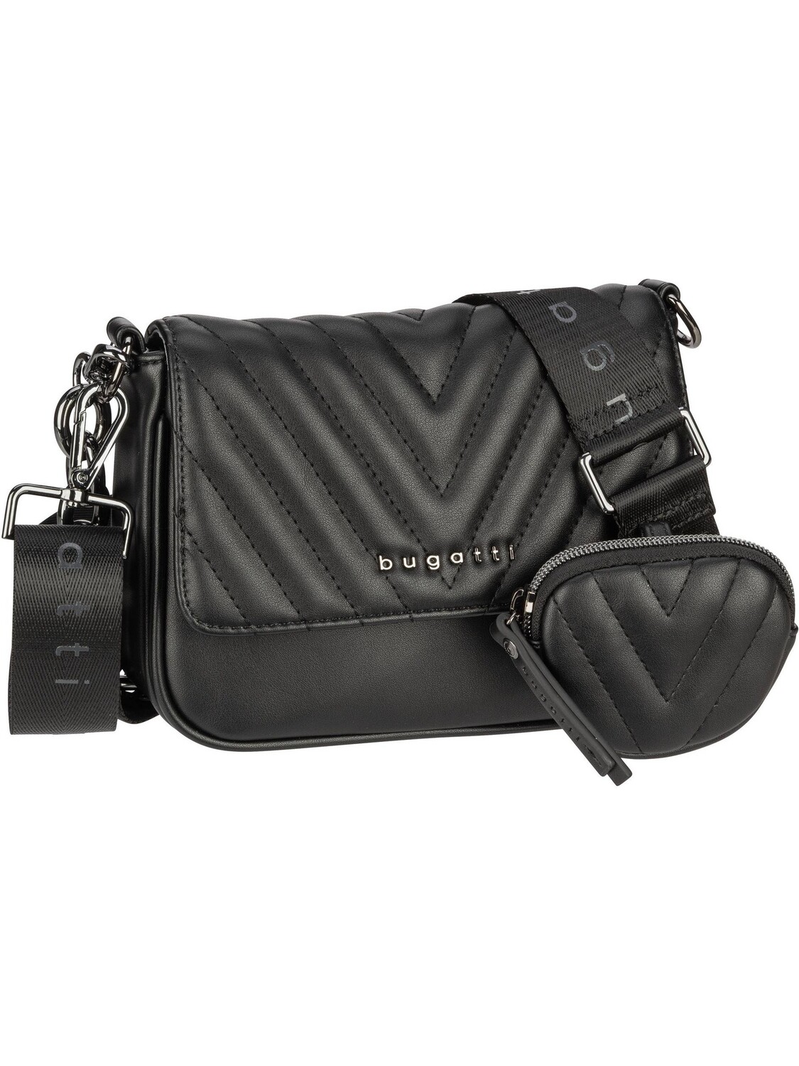

Сумка через плечо Bugatti Umhängetasche Sira Crossover Bag, черный