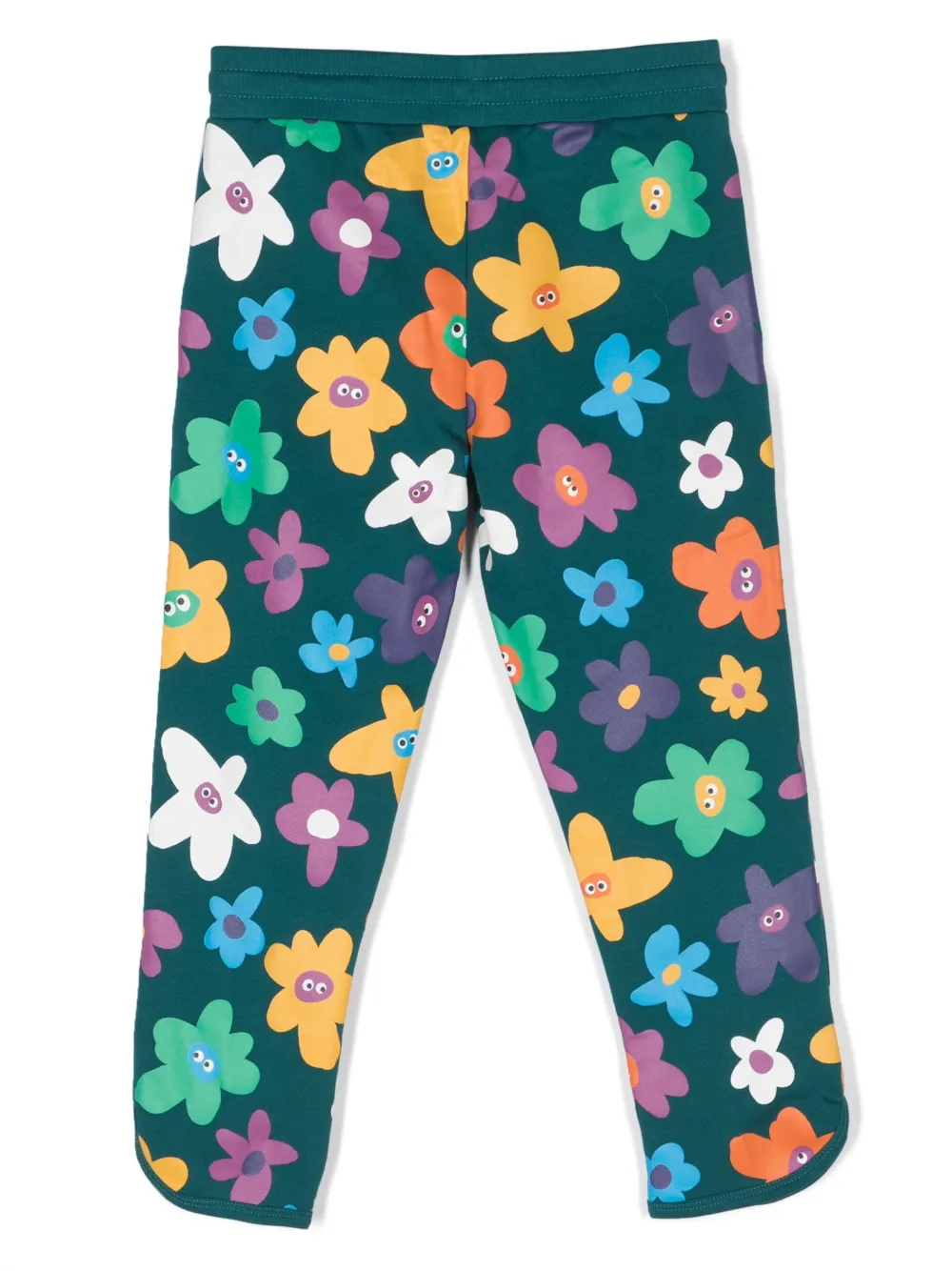 Спортивные брюки с принтом Stella McCartney Kids, зеленый — фото 2