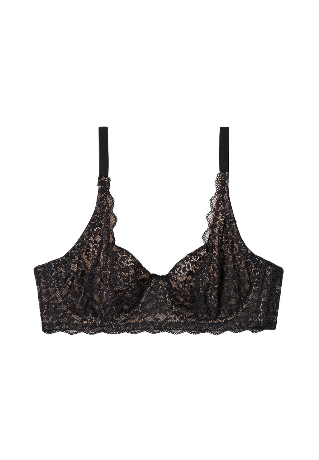 

Бюстгальтер балконет PARIS Tezenis, черный