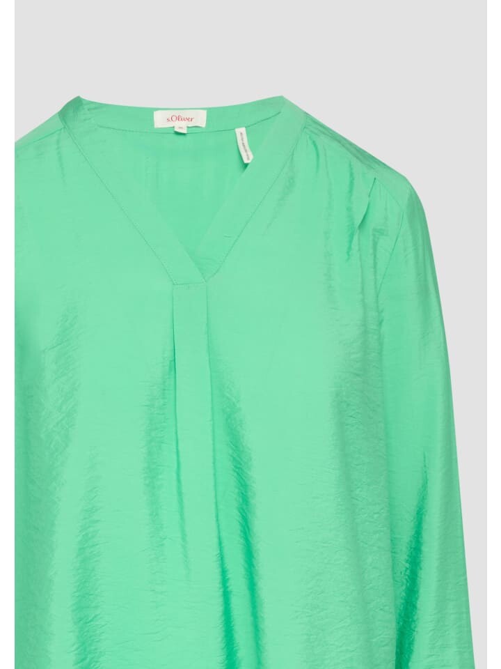 

Блуза s.Oliver Bluse langarm, зеленый