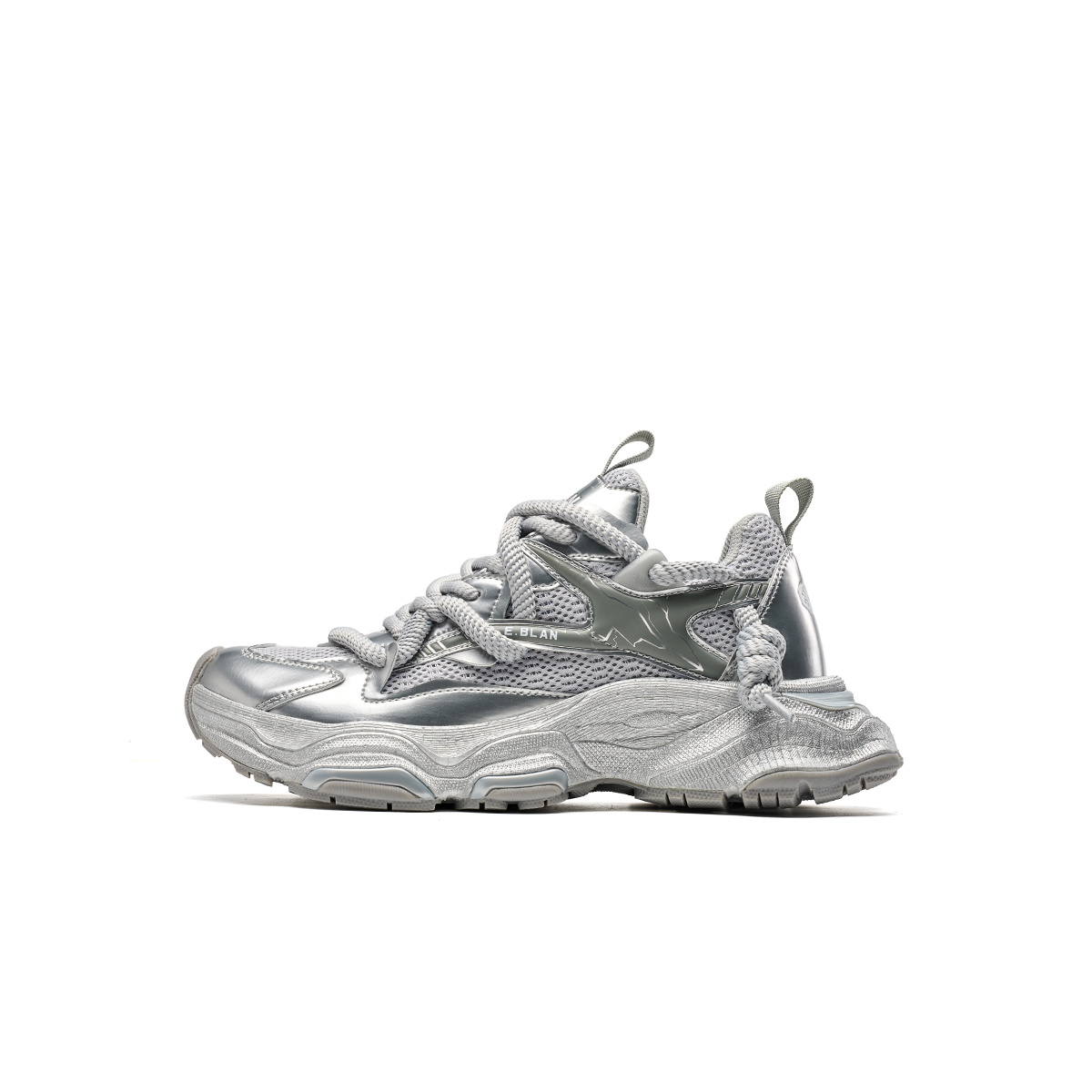 

Низкие массивные кроссовки мужские EBLAN, черные