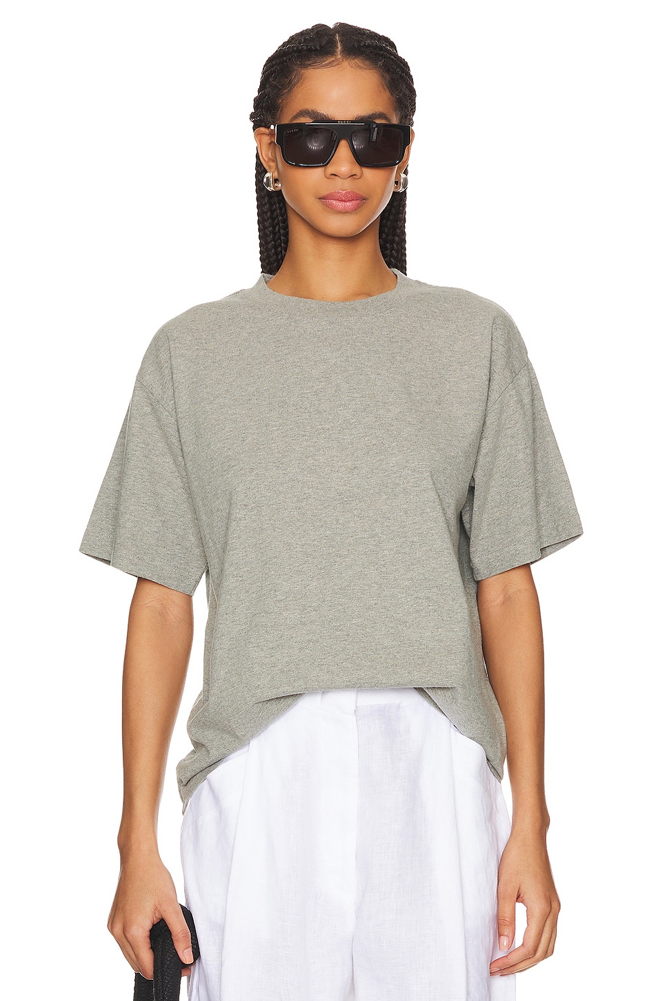 

Свободная футболка Wao, серый