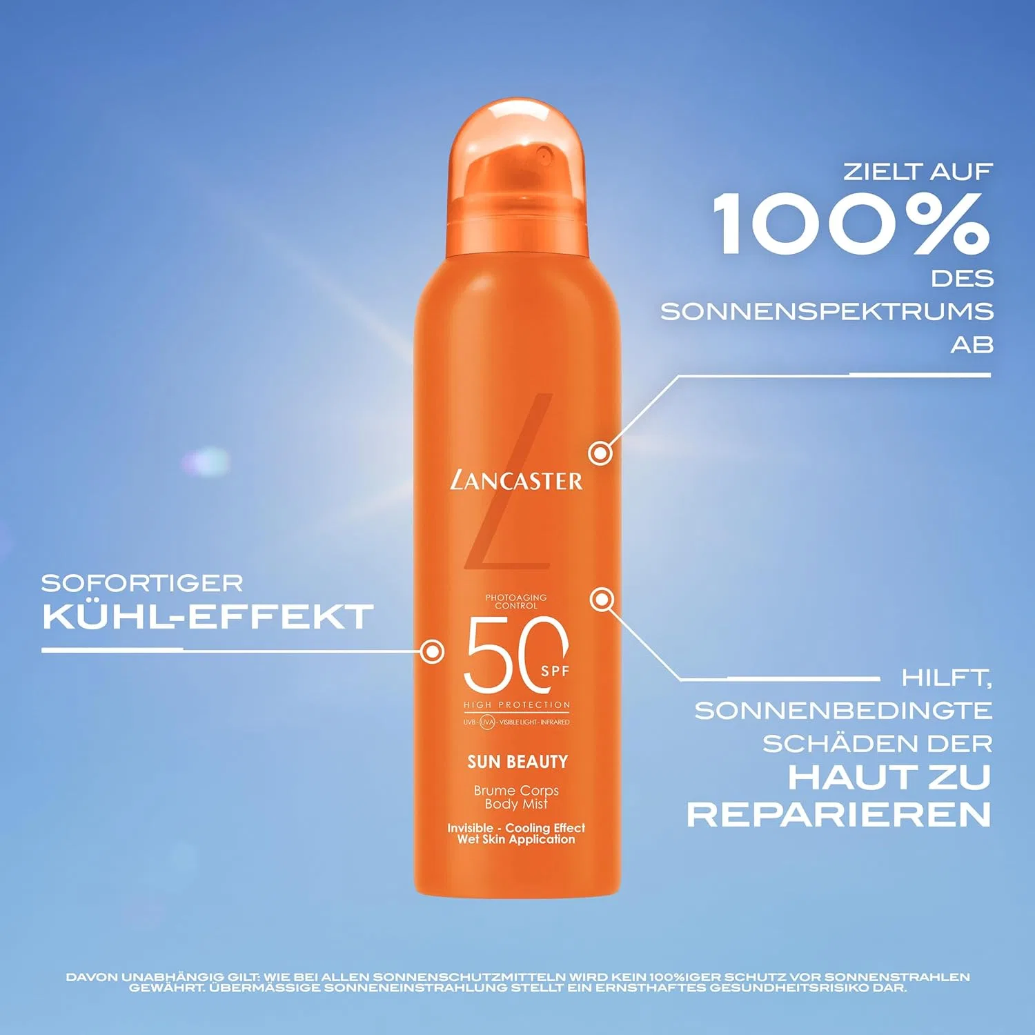 Спрей для тела «Sun Beauty Body Mist» SPF30 от Lancaster Lancaster — фото 3