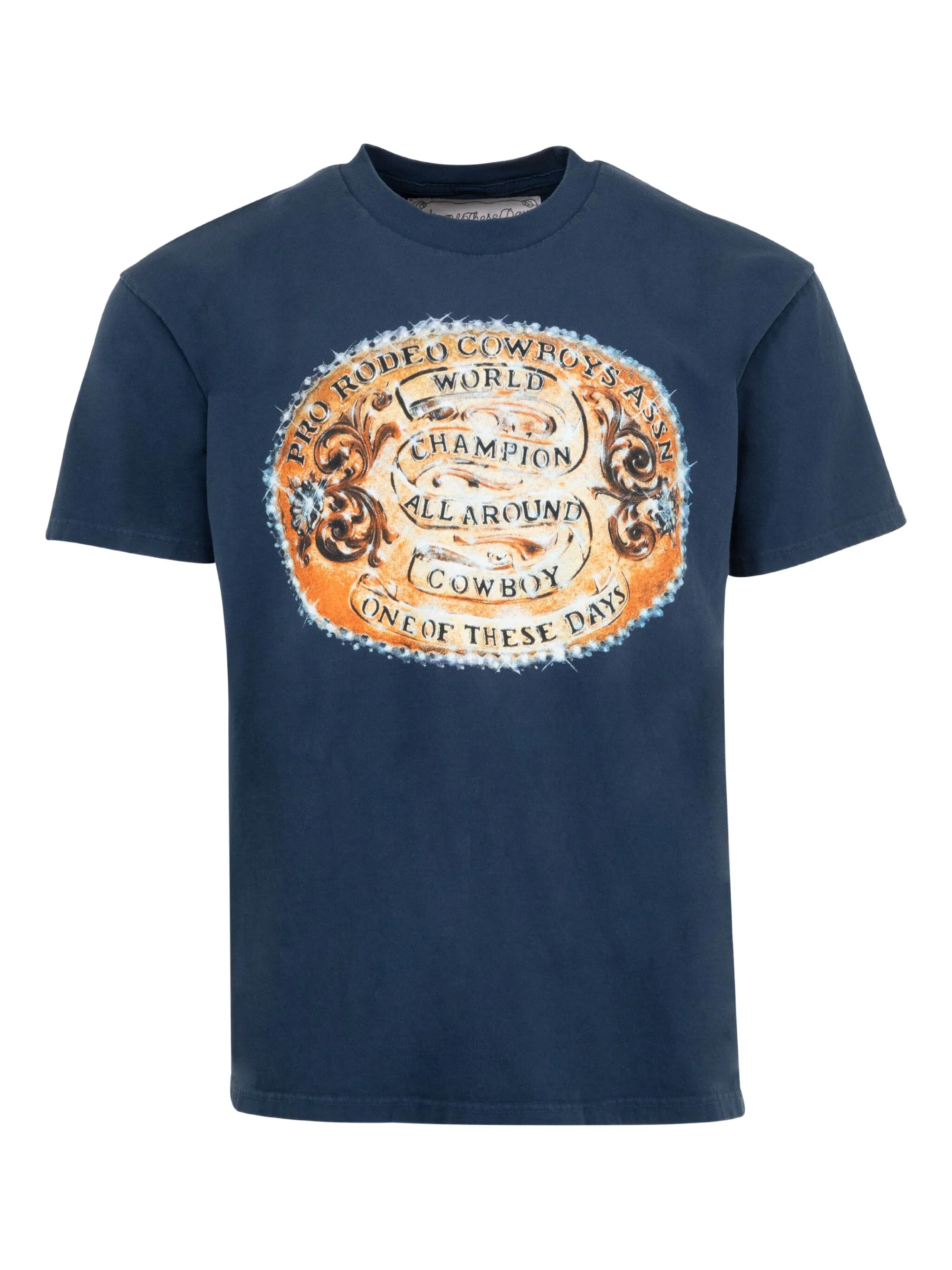 

Футболка с графичным принтом One Of These Days, синий