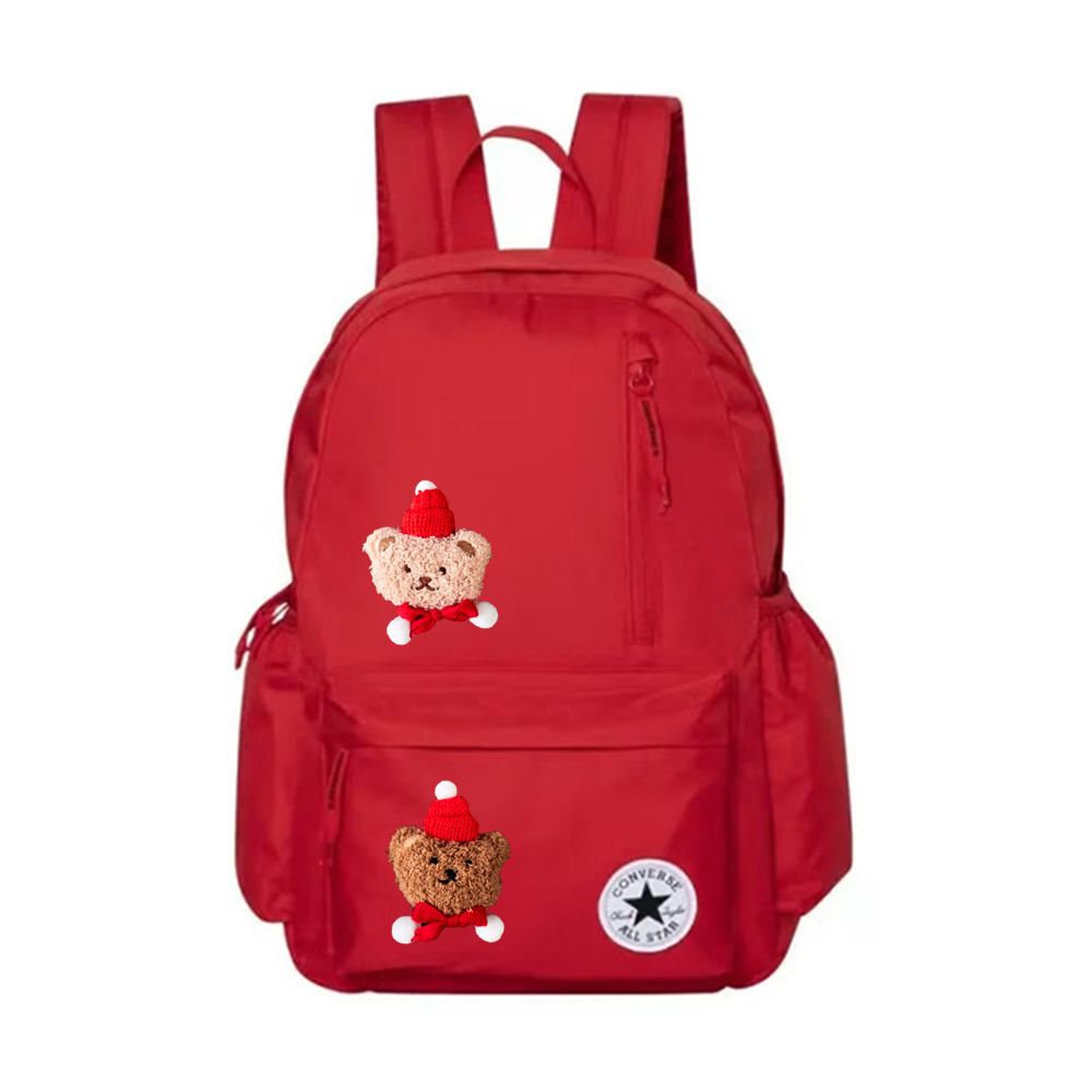 

Converse Полиэстеровый рюкзак средний размер унисекс красный, Screw Ebony