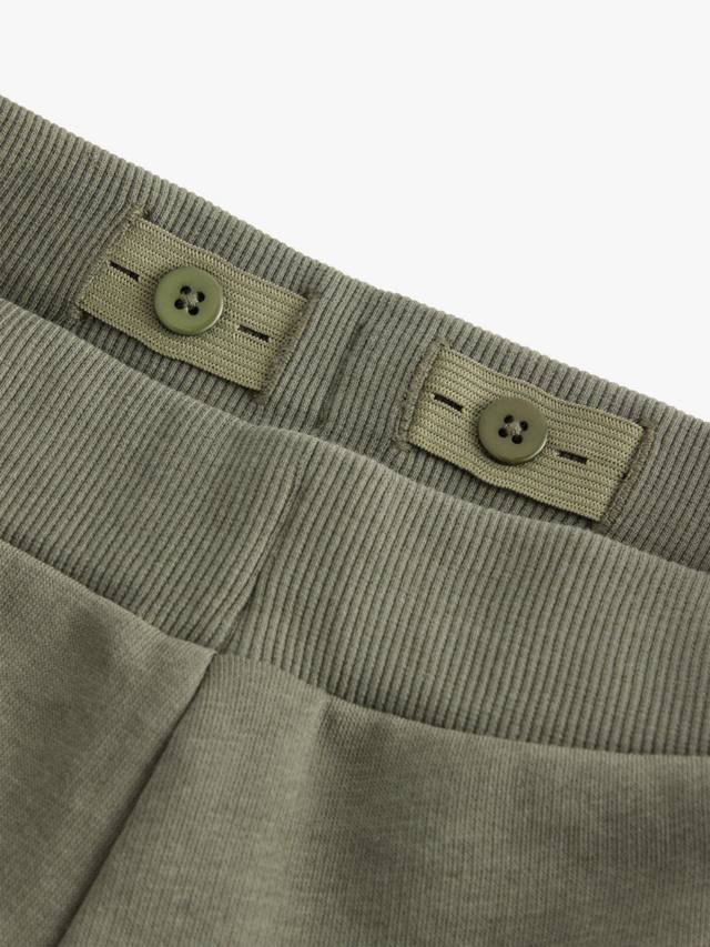 Детские джоггеры из хлопковой ткани с начесом Lindex, Light Dusty Khaki — фото 3