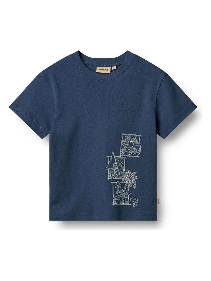 

Wheat Футболка "Бен" темно-синего цвета, Синий, Wheat Футболка "Бен" темно-синего цвета