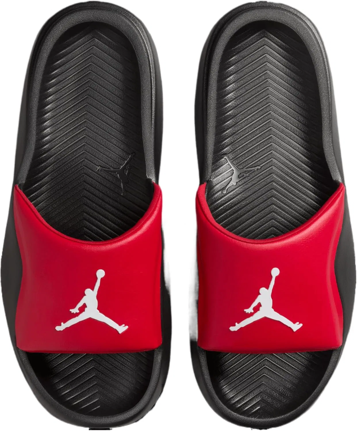 Мужские шлепанцы Jordan Franchise (HF3263-600, красно-бело-черный цвет)
