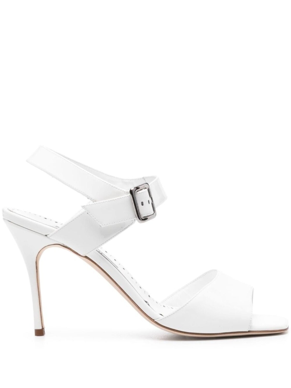 

Manolo Blahnik босоножки Fairu 90, белый