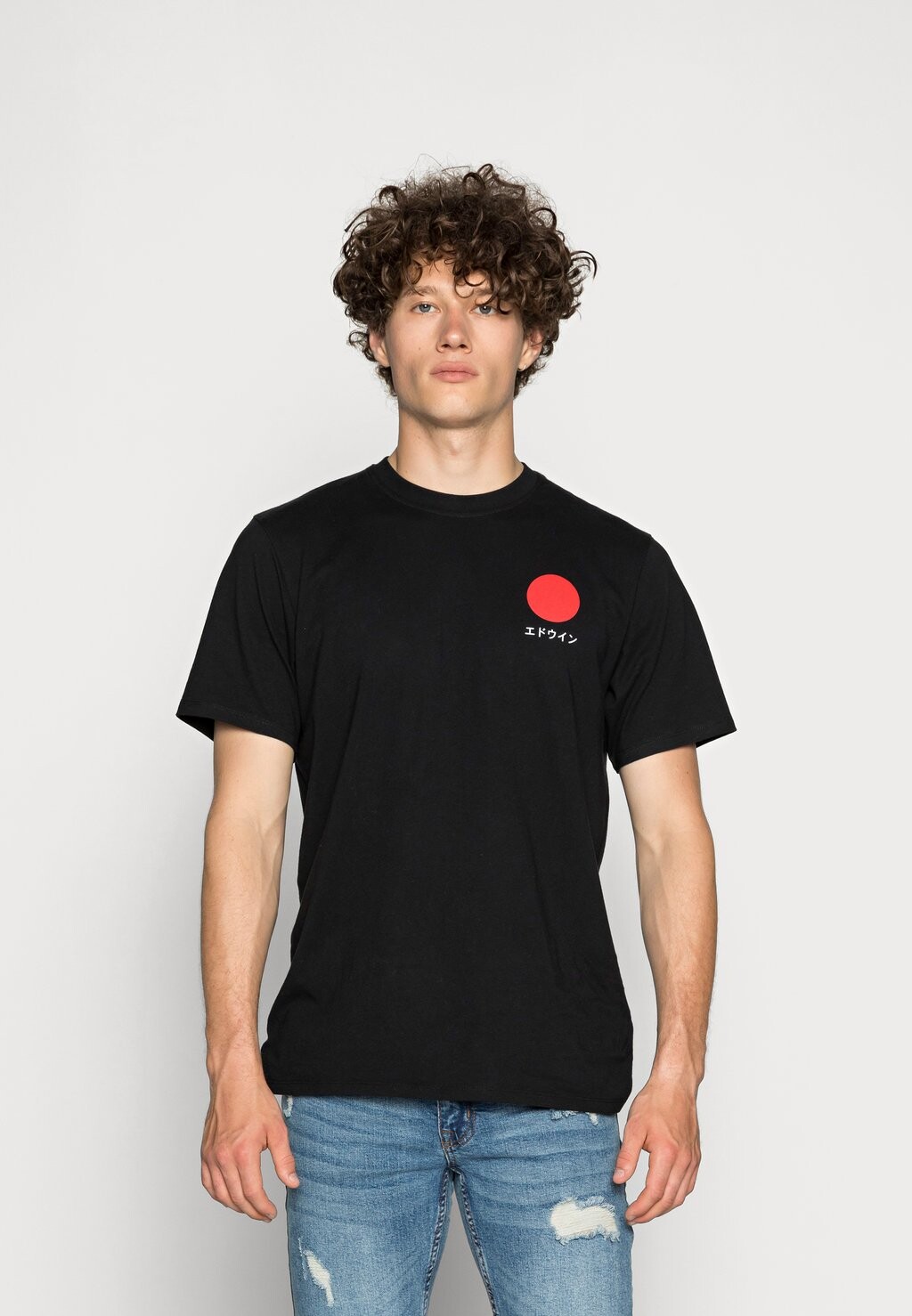 

Базовая футболка JAPANESE SUN UNISEX Edwin, черный