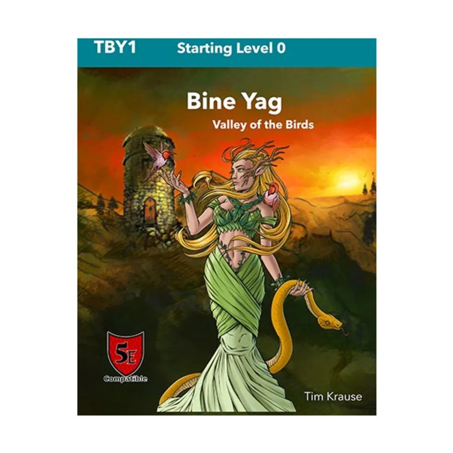 

Bine Yag - Valley of the Birds, Role Playing Games (Tomorrow River Publishing), мягкая обложка