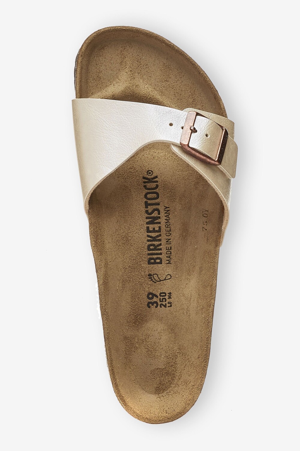 Бело-жемчужные босоножки Madrid Graceful Birkenstock, белый — фото 2