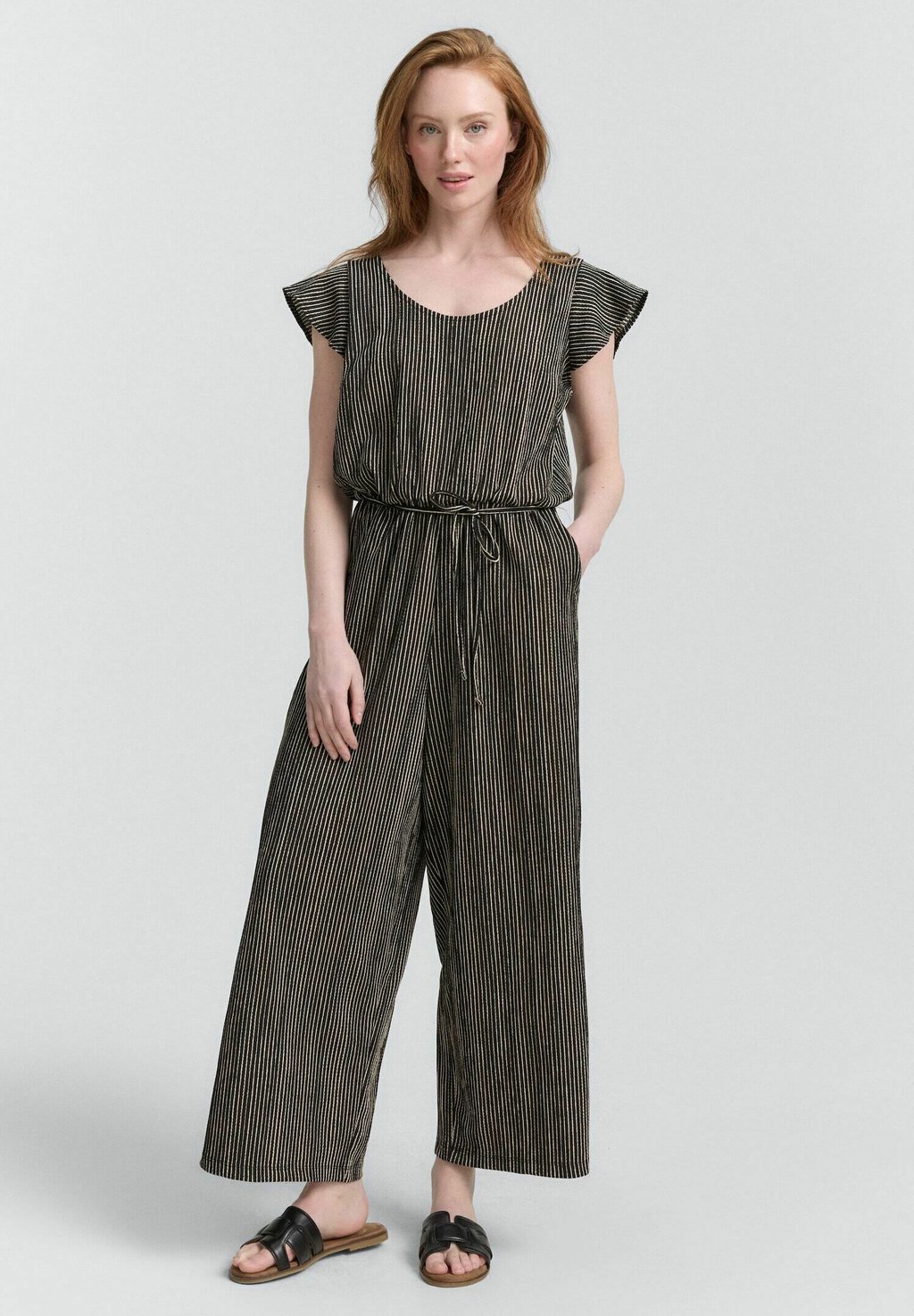 

Комбинезон OVERALLS CULOTTE TOM TAILOR DENIM, черный