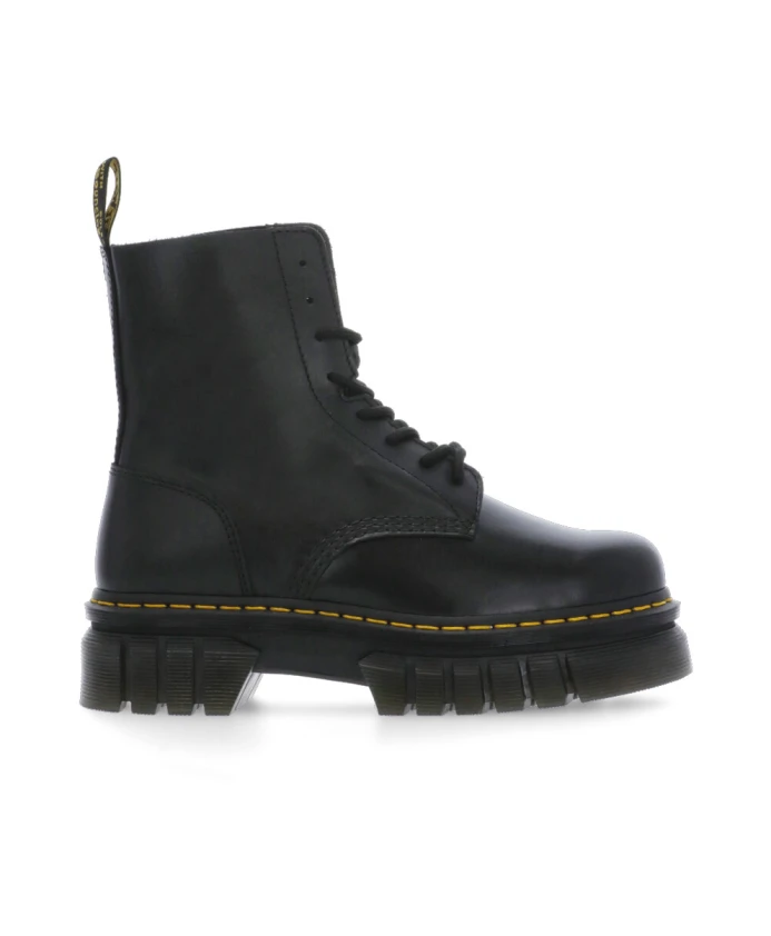 

Кожаные ботинки на платформе для женщин Dr. Martens, черный