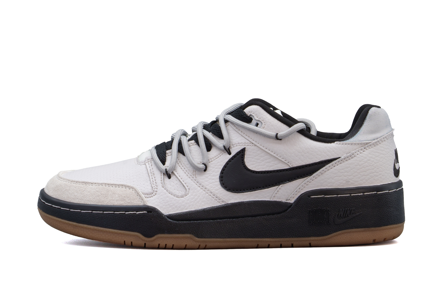 

Nike Мужские низкие скейтбордные кроссовки Full Force, черный с серым