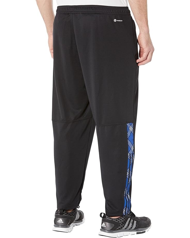 

Брюки Adidas Big & Tall Tiro '21 7/8 Pants, цвет Black/Team Royal Blue