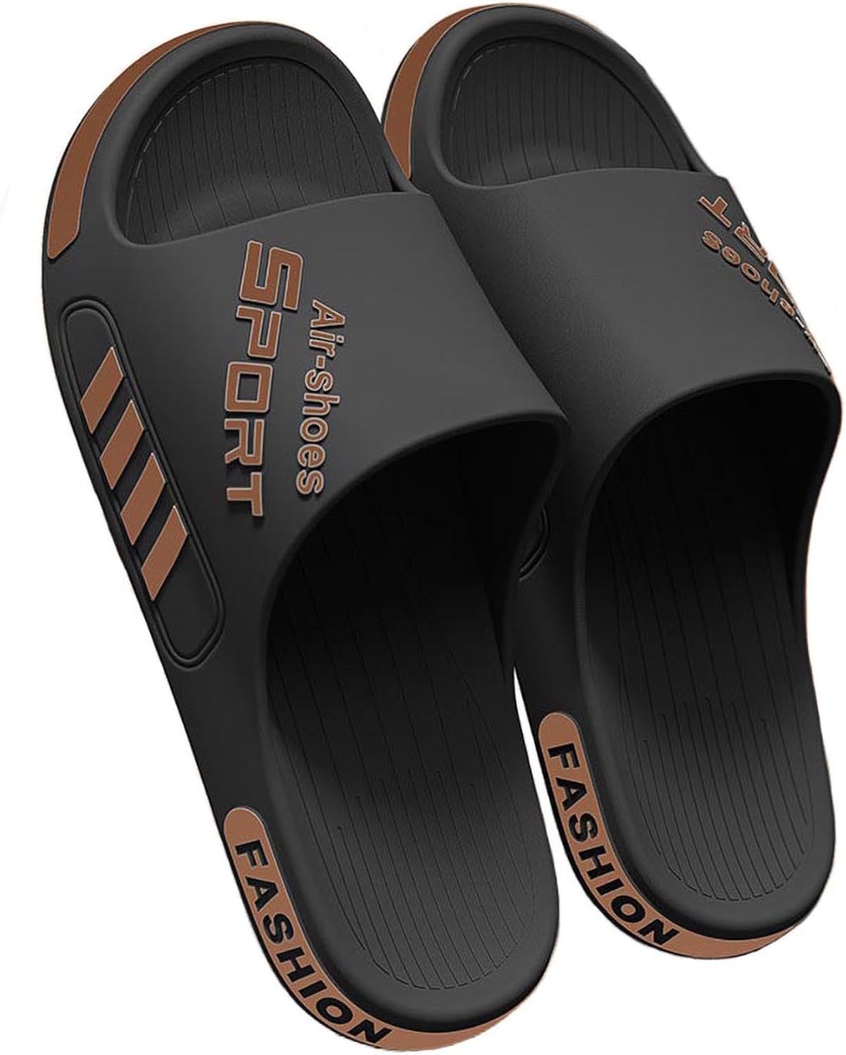 

Сандалии-шлепанцы YUNZLAN больших размеров для мужчин, тапочки для ванной и душа, нескользящие шлепанцы для пляжа и бассейна, обувь для улицы и дома, черный/коричневый