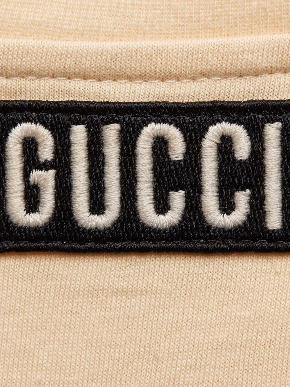 Футболка с принтом Cat-Chy Gucci Kids, нейтральный — фото 4