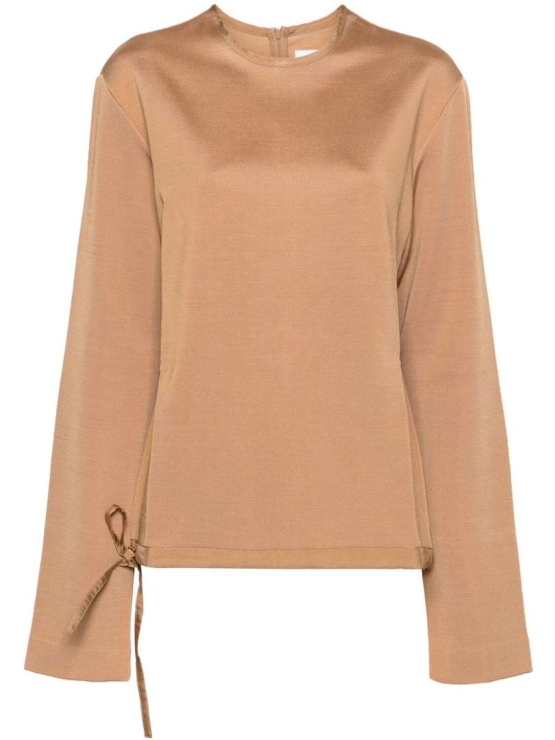 

Jil Sander топ с длинными рукавами, коричневый