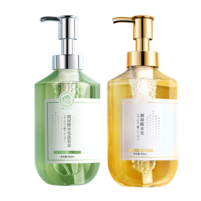

Шампунь с гиалуроновой кислотой и гиалуроновой водой с формулой контроля жира для увлажняющего очищения 500 мл RUYI