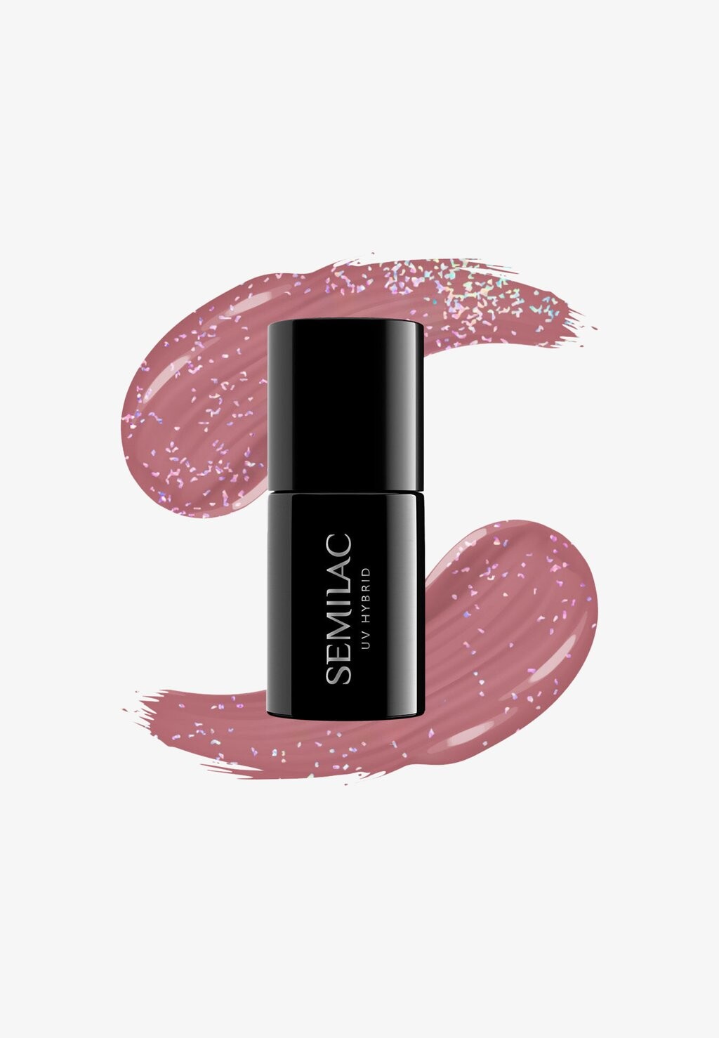 

Лак для ногтей Semilac Uv Gel Polish SEMILAC, цвет shimmer dust caramel