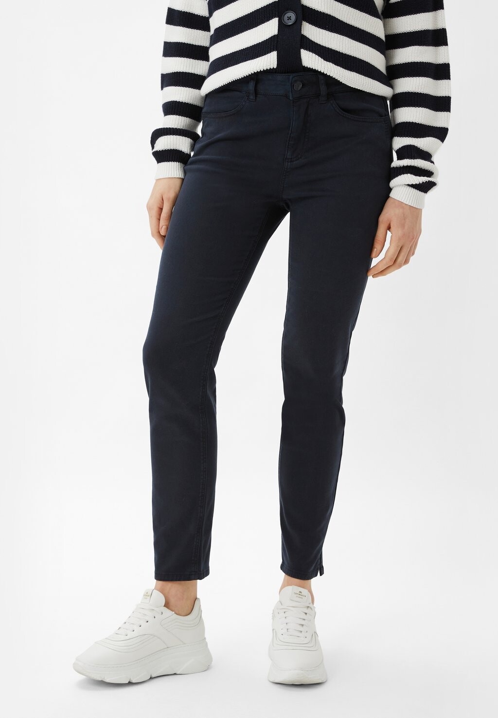 

Джинсы скинни comma casual identity, цвет navy