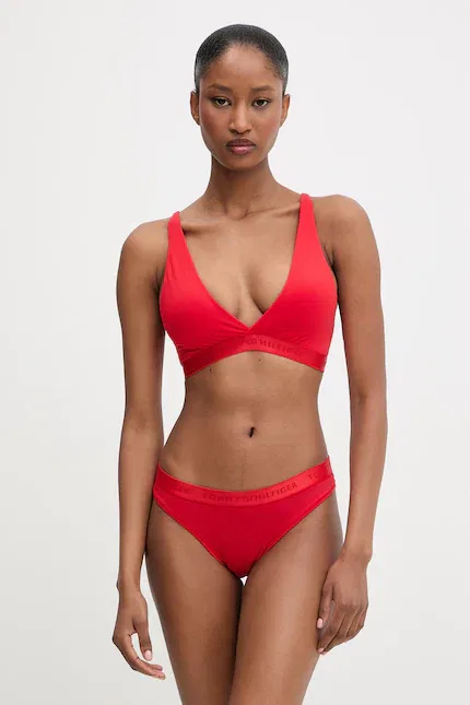 Бюстгальтер треугольный из модала Tommy Hilfiger, красный — фото 2