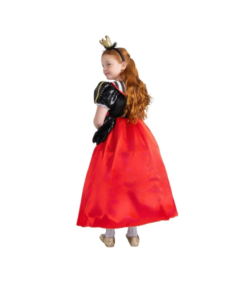 Костюм Королевы Червей для девочек Dress Up America, черный/красный — фото 2