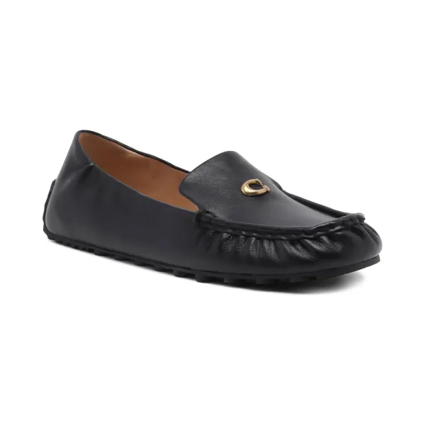 Кожаные мокасины Ronnie Coach, черный