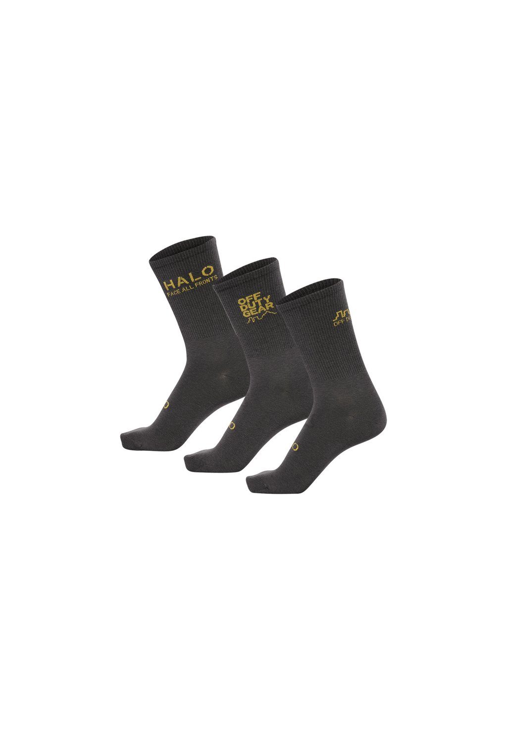 

Носки 3 PACK HALO, черный